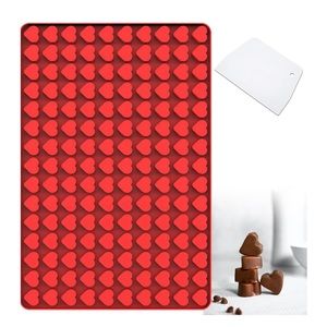 MINI CANDY HEART SILICONE MOLD.
